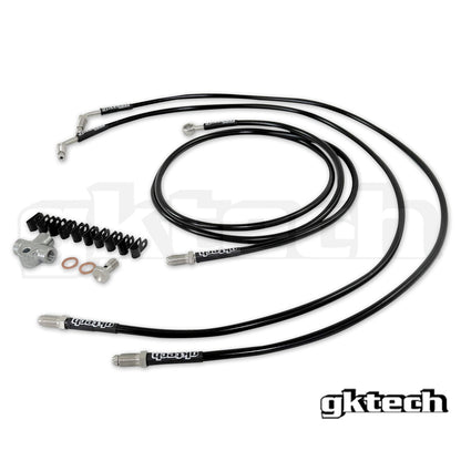 GKTech - 240SX/スカイライン スタンドアロン SS E-BRAKE ステンレスメッシュブレーキラインキット