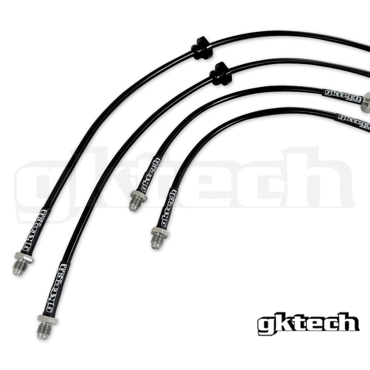 GKTech - S13 240SX から Z32/GTST/GTR への変換ステンレスメッシュブレーキライン