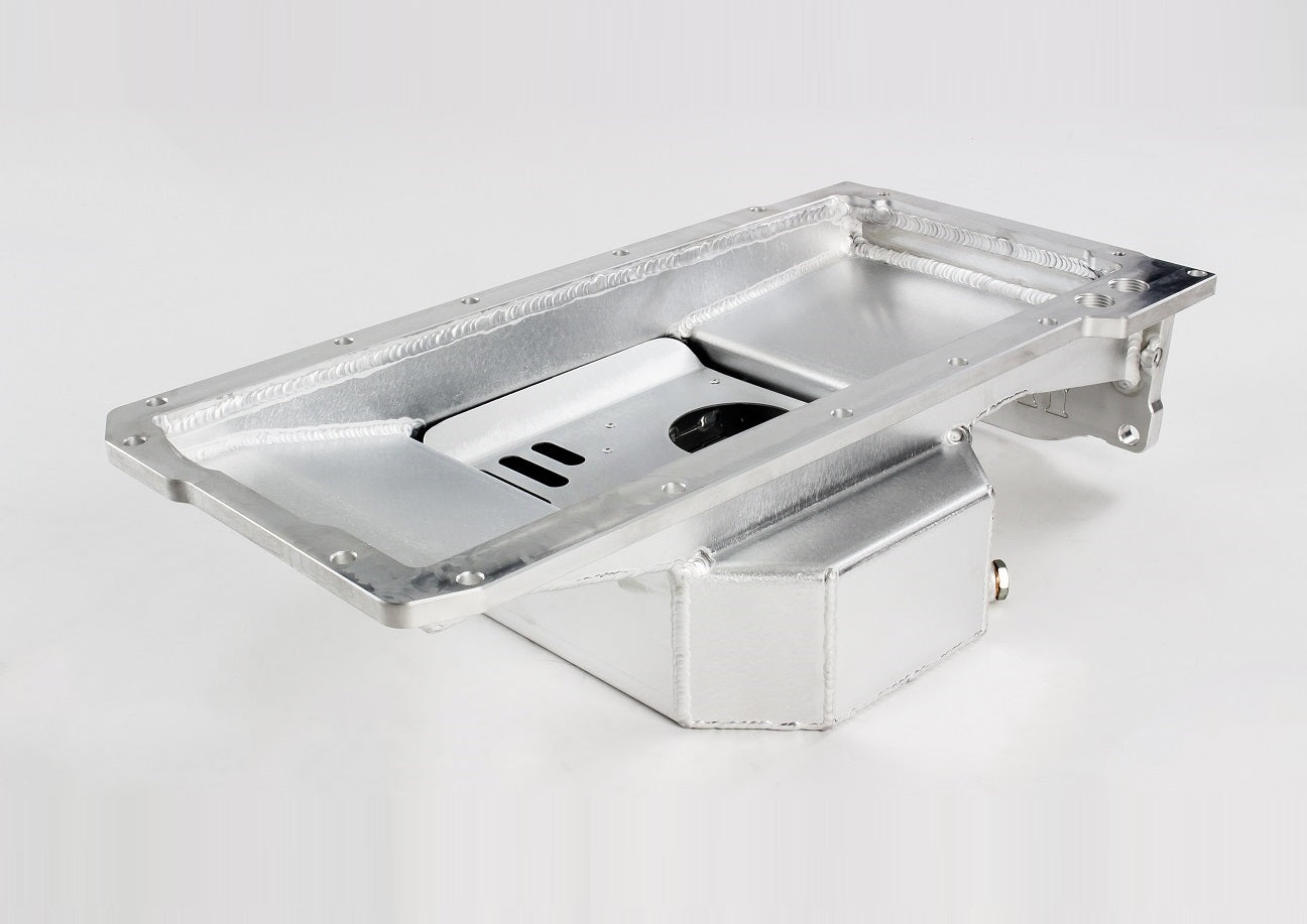 Sikky Manufacturing - LSスワップ オイルパン - 6QT ミッドサンプ スタイル1 (SM-OP004)