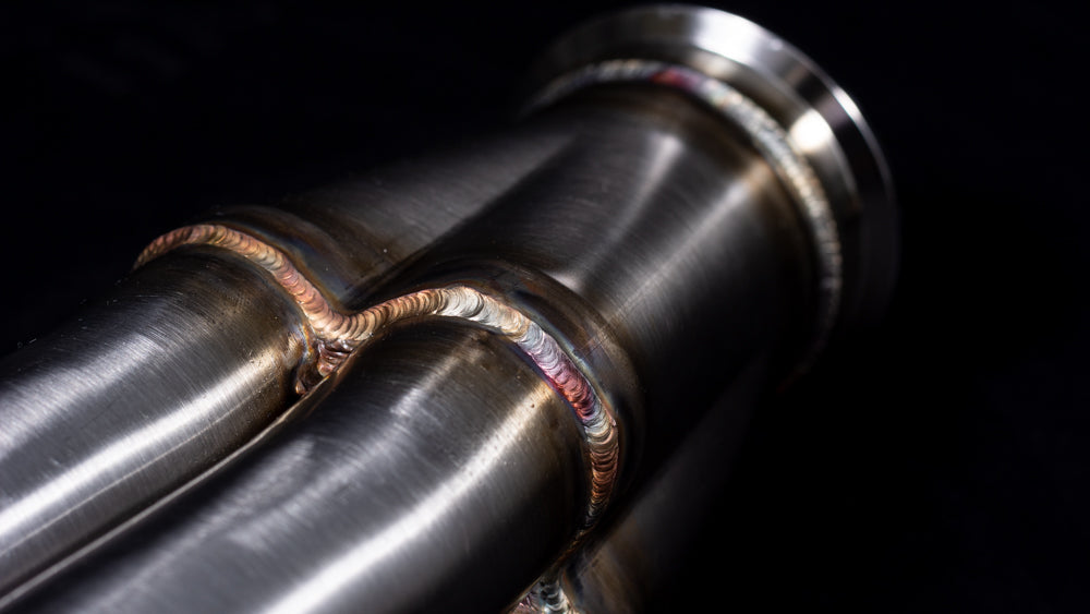 Sikky Manufacturing - GM A-Body LSスワップヘッダー ステンレススチールロングチューブ 1 7/8インチプライマリ、3インチマージコレクターおよびVバンドクランプアセンブリー (SM-HDR023SS)