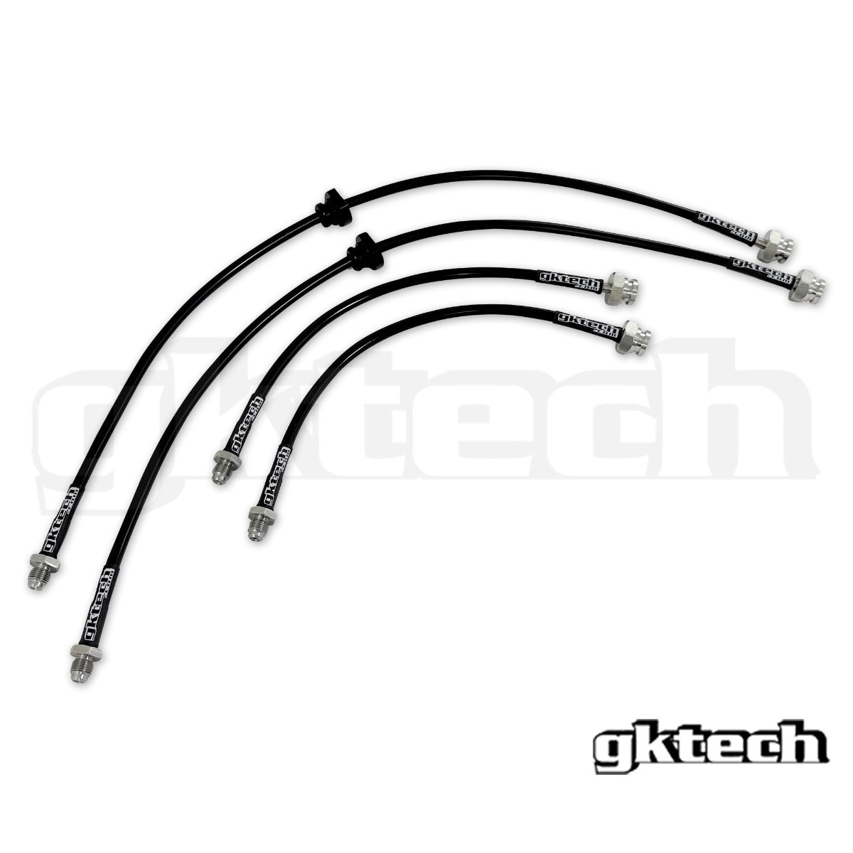 GKTech - S13 240SX から Z32/GTST/GTR への変換ステンレスメッシュブレーキライン