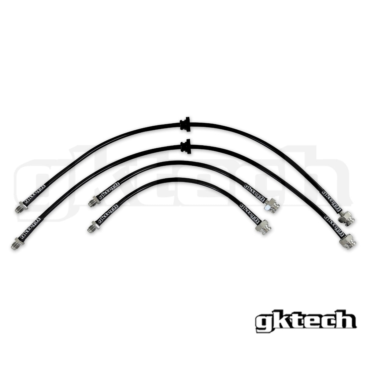 GKTech - S13 240SX から Z32/GTST/GTR への変換ステンレスメッシュブレーキライン