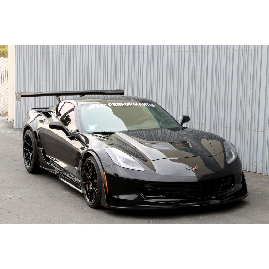 APRパフォーマンス シボレー コルベット C7 Z06 / グランド スポーツ GTC-500 シャーシ マウント調整可能ウィング 2015-2019