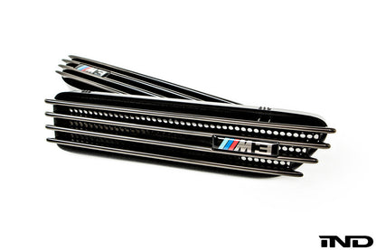 iND e46 m3 black chrome side grille set - iND Distribution