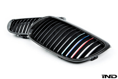 iND e9x m3 carbon fiber front grille set - iND Distribution