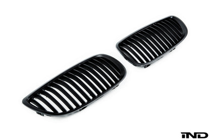 iND e9x m3 matte black front grille set - iND Distribution