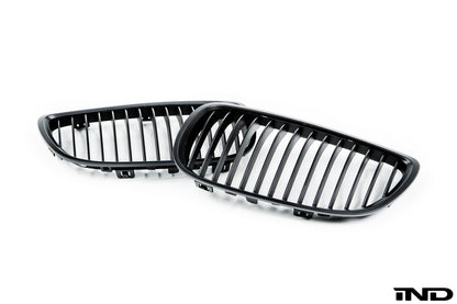 iND e9x m3 matte black front grille set - iND Distribution