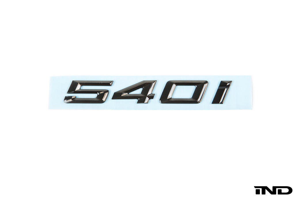iND g30 540i painted trunk emblem - iND Distribution