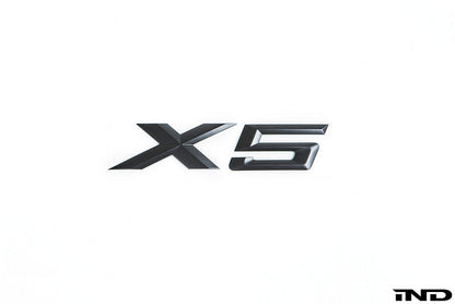 iND f15 x5 painted trunk emblem - iND Distribution