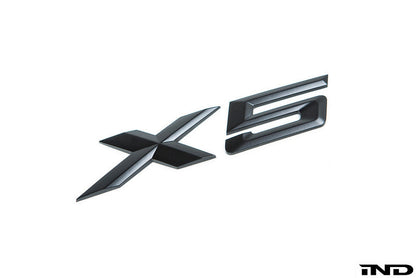 iND f15 x5 painted trunk emblem - iND Distribution