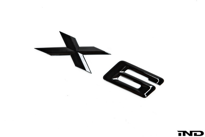 iND f16 x6 painted trunk emblem - iND Distribution