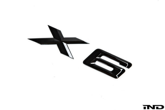 iND f16 x6 painted trunk emblem - iND Distribution