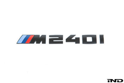 iND f22 m235i m240i painted trunk emblem - iND Distribution
