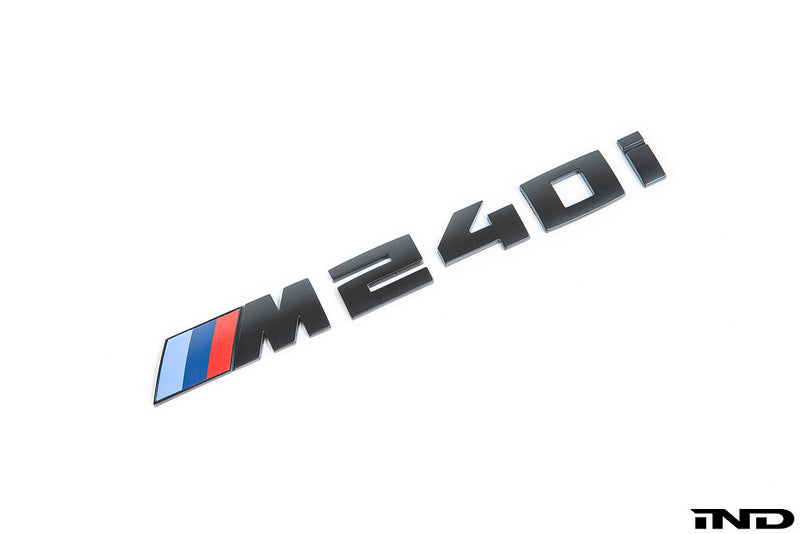 iND f22 m235i m240i painted trunk emblem - iND Distribution