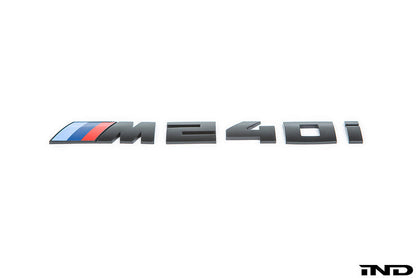 iND f22 m235i m240i painted trunk emblem - iND Distribution