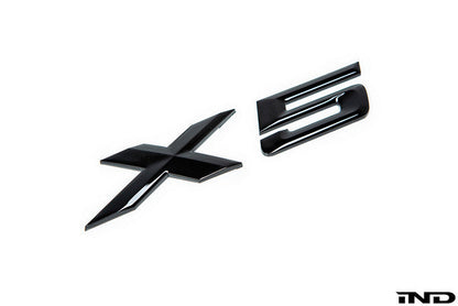 iND g05 x5 painted trunk emblem - iND Distribution