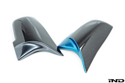 ind painted m inspired dry carbon mirror cover set - iND Distribution