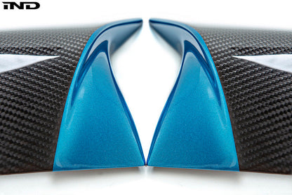 ind painted m inspired dry carbon mirror cover set - iND Distribution