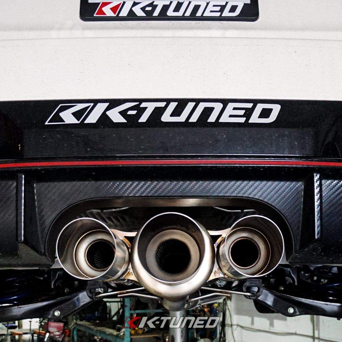 K-Tuned 304SS 3インチ キャットバック エキゾースト | 2017+ ホンダ シビック タイプR FK8 (KCB-FK8)