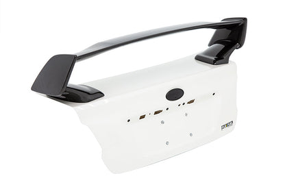 OLM カーボンファイバー OEM STIスタイル スポイラー カーボンベース付き - 2015-2021 スバル WRX / STI