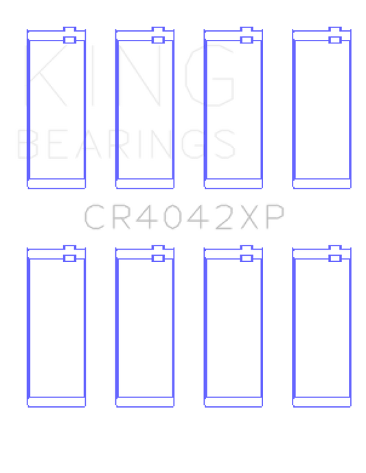 King Engine Bearings .026 コンロッド ベアリング セット | 1991 - 1995 BMW 318i、1991 - 1997 BMW 318is & 1995 - 1999 BMW 318ti (CR4042XP.026)