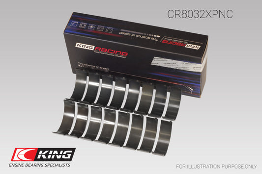 King Engine Bearings 0.26 コンロッド ベアリング セット |複数エンジン 適合品 (CR8032XPNC.026)