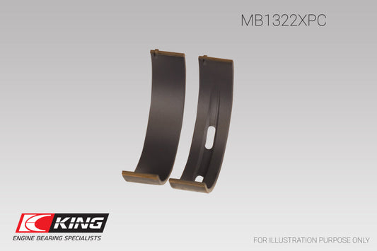 King Engine Bearings 0.26 メイン ベアリング ペア | 2008 - 2012、2014 - 2015、2017 アウディ R8 & 2007 - 2008 アウディ RS4 (MB1322XP.026)