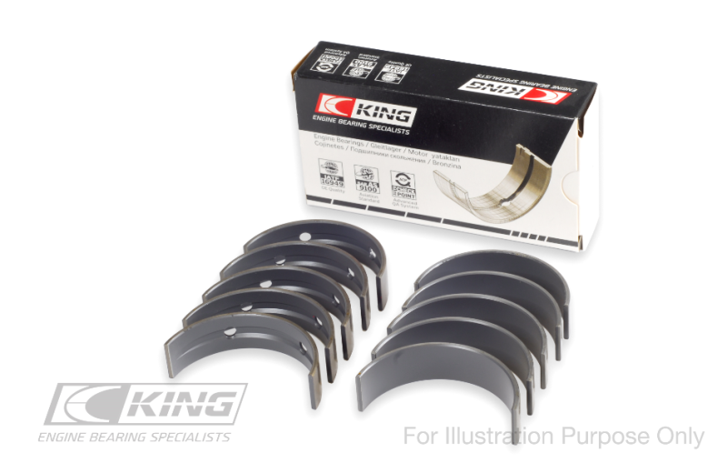 King Engine Bearings スタンダードパフォーマンスメインベアリングセット | 2009 - 2012 マツダスピード 3 (MB5442MC)