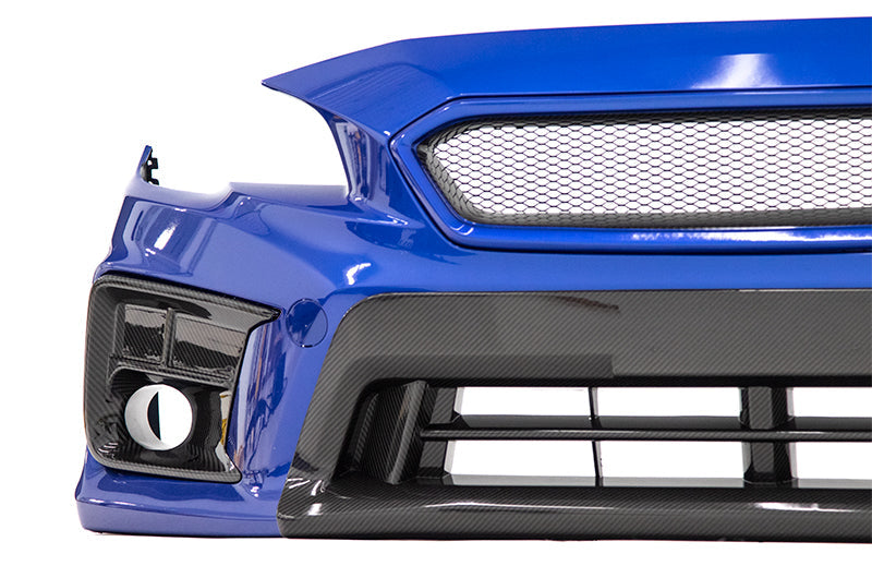 OLM LE ドライカーボンファイバー ロアバンパーカバー - 2018-2020 WRX / STI