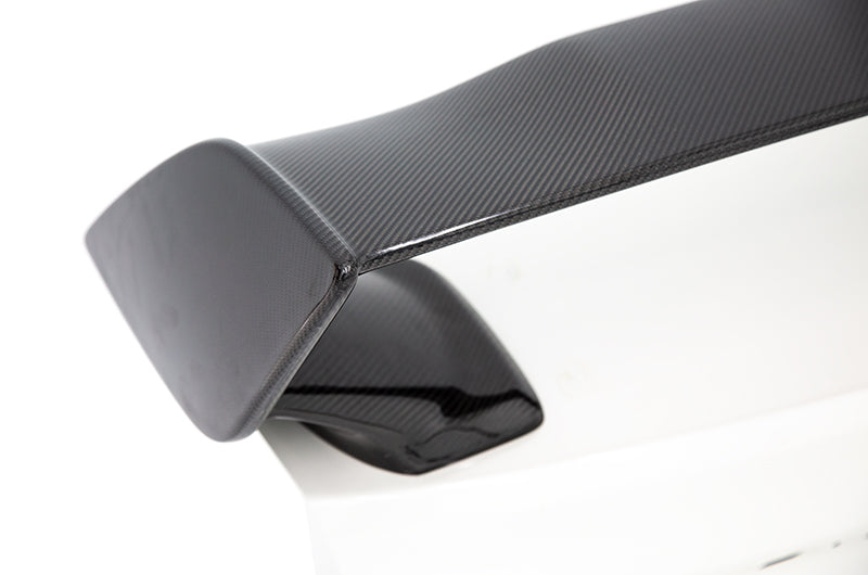OLM カーボンファイバー OEM STIスタイル スポイラー カーボンベース付き - 2015-2021 スバル WRX / STI