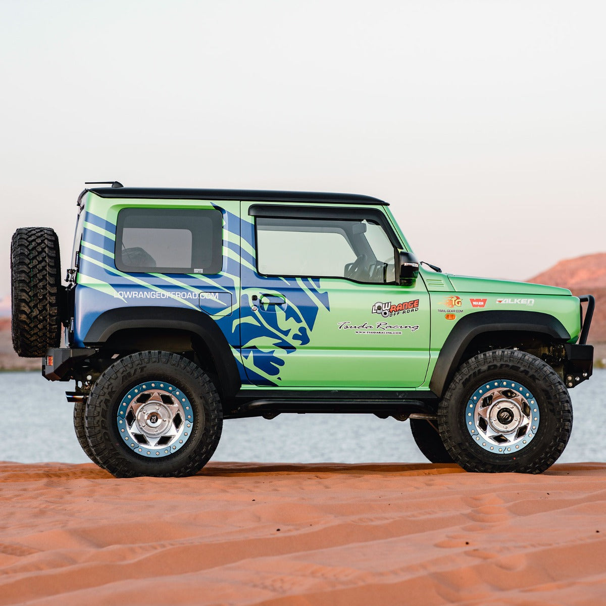 Low Range Off-Road 2018年以降 ジムニー用 トランスファー＆エキゾーストスキッドプレート