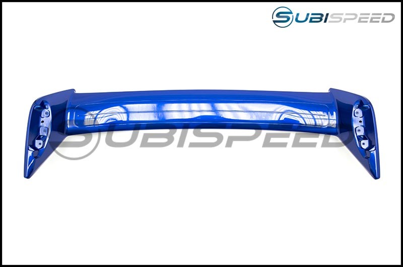 OLM STIスタイル ペイントマッチドスポイラー - WRブルーパール - 2015-2021 スバル WRX/STI用