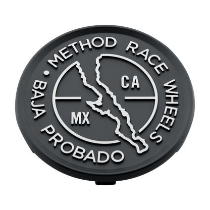 Method Race Wheels センターキャップ | BAJA Proven スナップイン | ブラック