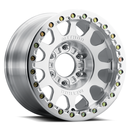 Method Race Wheels 207 | 鍛造ビードロック | 銀鏡面仕上げ - 生地色