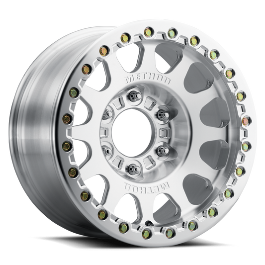 Method Race Wheels 207 | 鍛造ビードロック | 銀鏡面仕上げ - 生地色