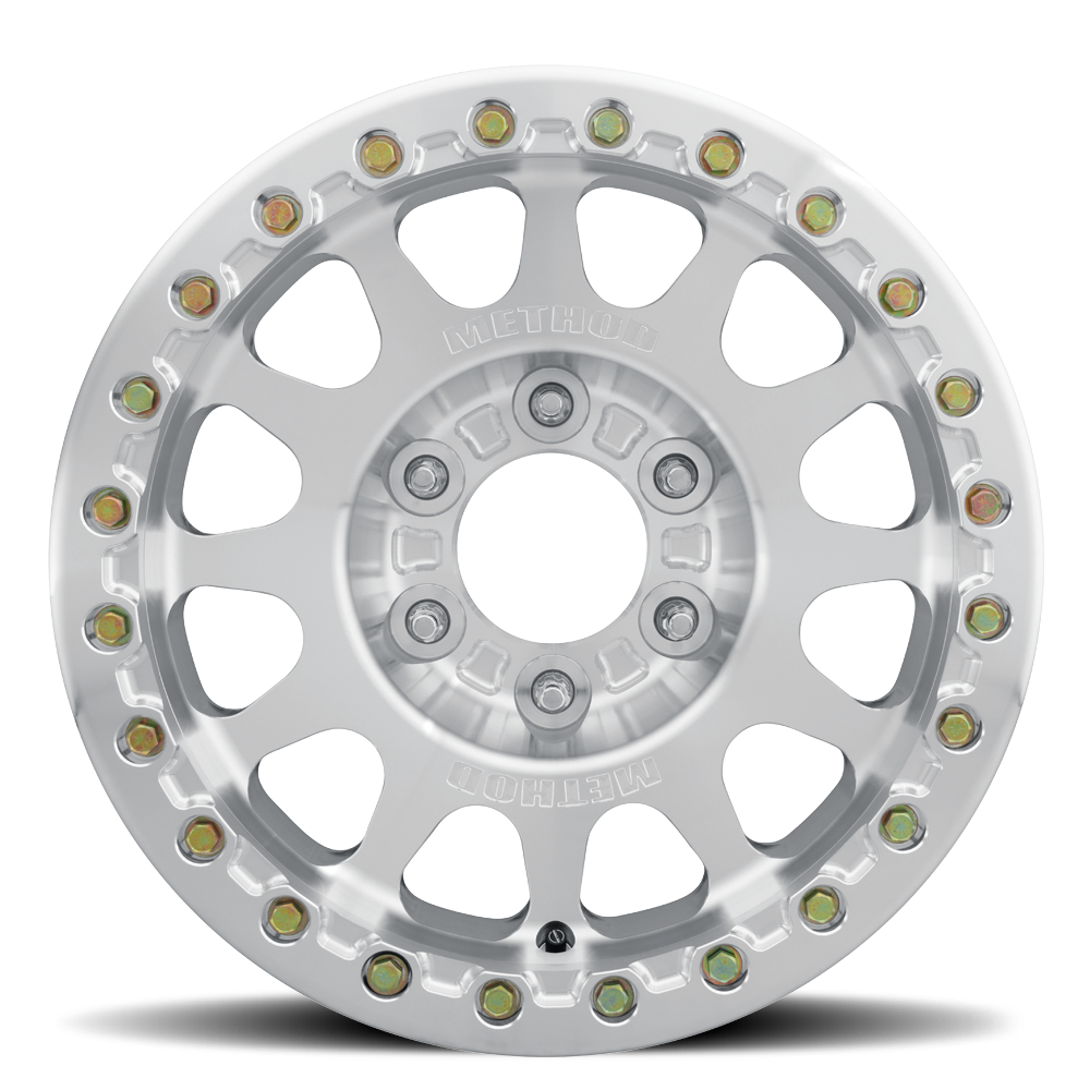 Method Race Wheels 207 | 鍛造ビードロック | 銀鏡面仕上げ - 生地色