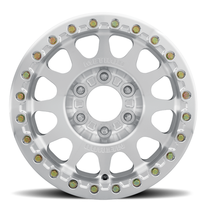Method Race Wheels 207 | 鍛造ビードロック | 銀鏡面仕上げ - 生地色