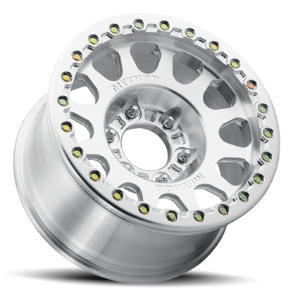 Method Race Wheels 207 | 鍛造ビードロック | 銀鏡面仕上げ - 生地色
