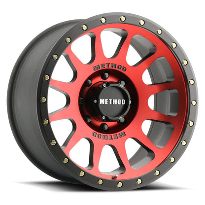 Method Race Wheels 305 | NV | レッド - マットブラックリップ