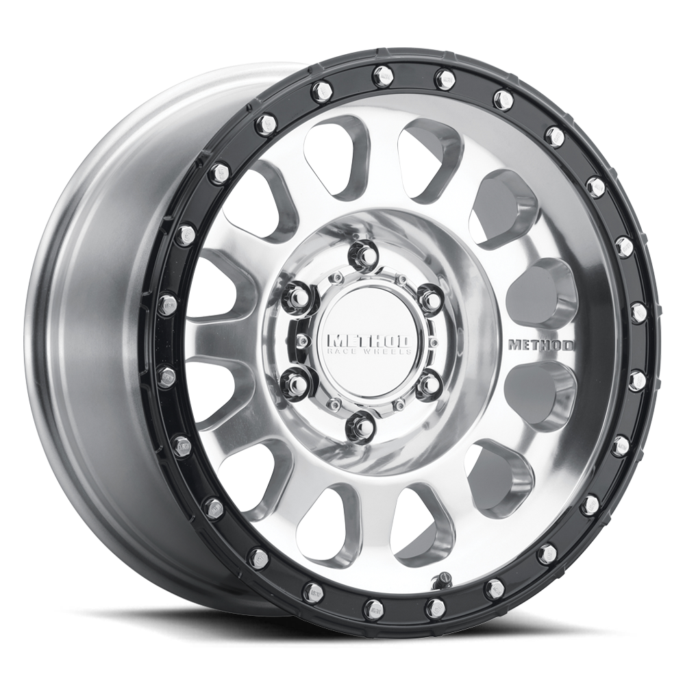 Method Race Wheels 315 | ポリッシュド - グロスブラックリップ