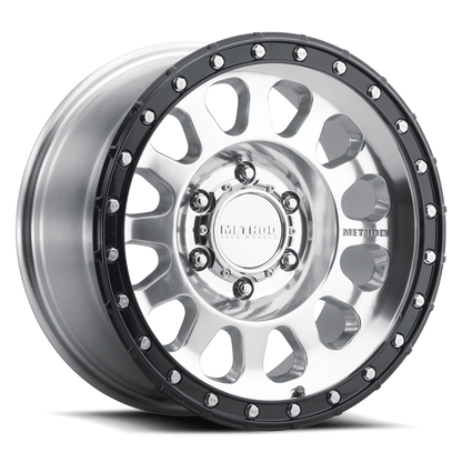 Method Race Wheels 315 | ポリッシュド - グロスブラックリップ