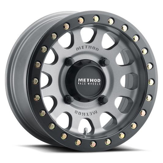 Method Race Wheels 401 | UTVビードロック | チタン - マットブラックリム