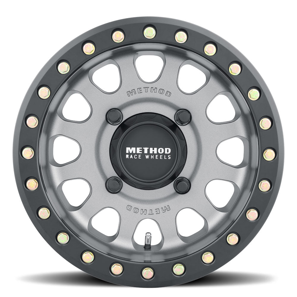 Method Race Wheels 401 | UTVビードロック | チタン - マットブラックリム