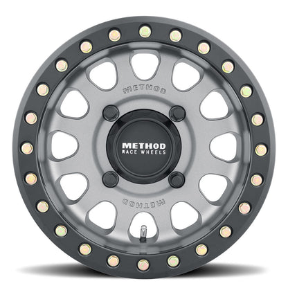 Method Race Wheels 401 | UTVビードロック | チタン - マットブラックリム