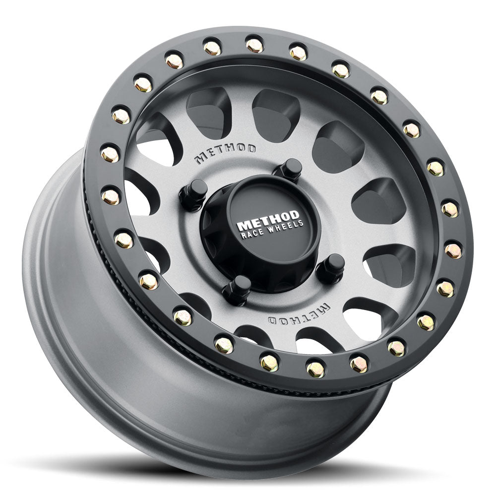Method Race Wheels 401 | UTVビードロック | チタン - マットブラックリム