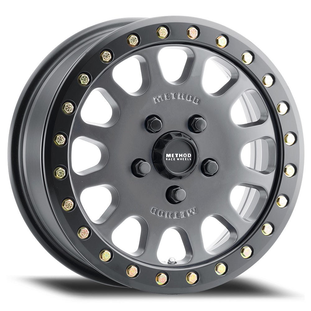 Method Race Wheels 401 | UTVビードロック | チタン - マットブラックリム