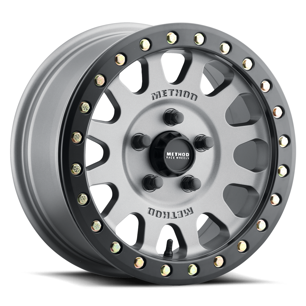 Method Race Wheels 401 | UTVビードロック | チタン - マットブラックリム