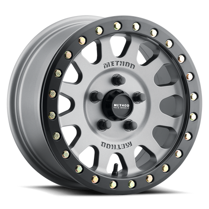 Method Race Wheels 401 | UTVビードロック | チタン - マットブラックリム