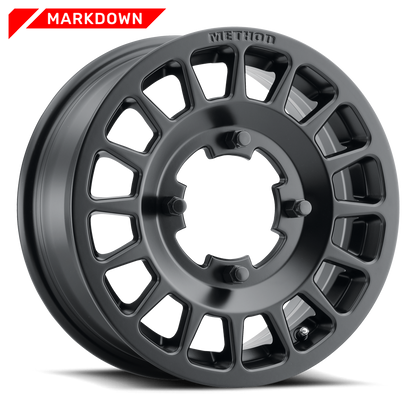 Method Race Wheels 407 - マークダウン | UTV Bead Grip® | マットブラック
