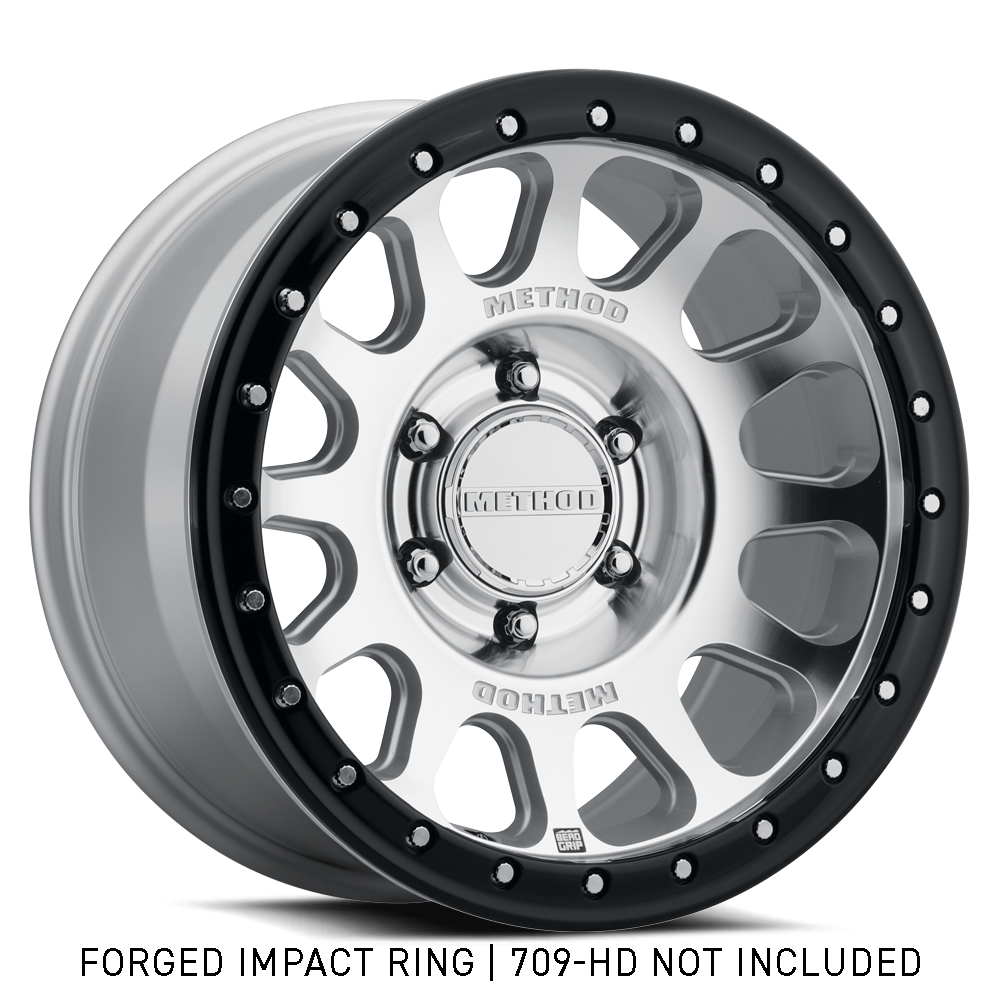 Method Race Wheels 709 インパクトリング | グロスブラック | ノンビードロック